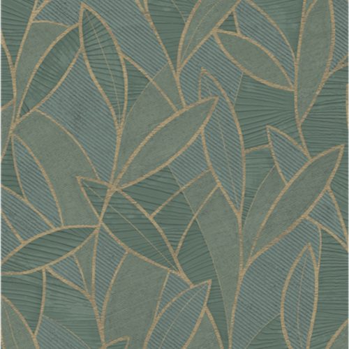 Zöld Levél Vinyl Tapéta 