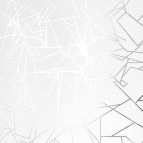 Fehér Geometrikus Vlies Tapéta 