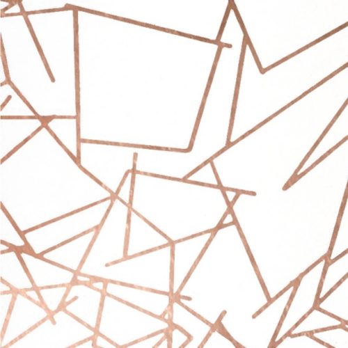 Fehér Geometrikus Vlies Tapéta 