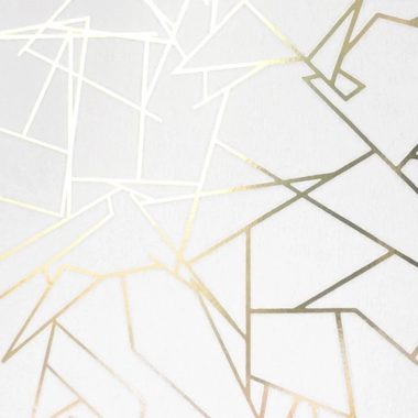 Fehér Geometrikus Vlies Tapéta 