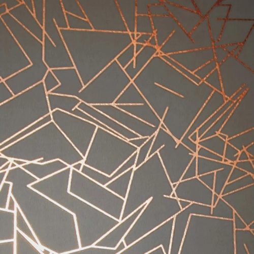 Szürke Geometrikus Vlies Tapéta 