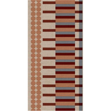 Bordó Geometrikus Vlies Bordűr 