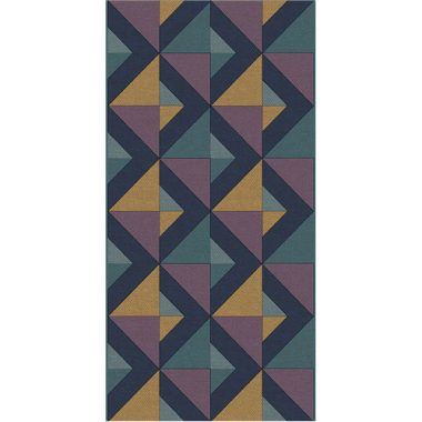 Lila Geometrikus Vlies Bordűr 