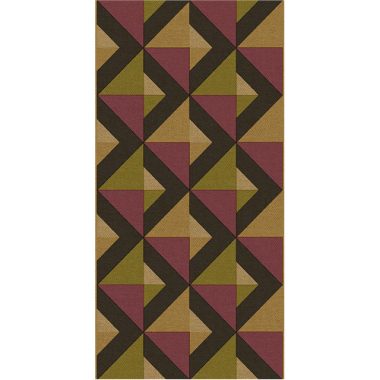 Barna Geometrikus Vlies Bordűr 