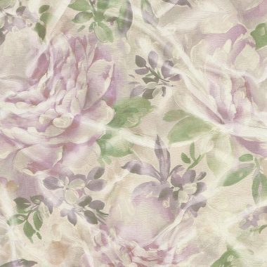 Bézs Virág Vinyl Blumarine Tapéta 