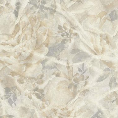 Bézs Virág Vinyl Blumarine Tapéta 