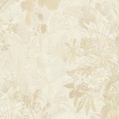 Bézs Virág Vinyl Blumarine Tapéta 