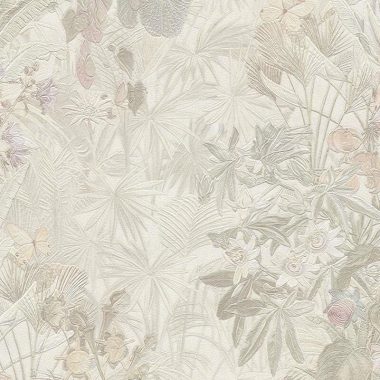 Bézs Virág Vinyl Blumarine Tapéta 