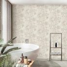Bézs Virág Vinyl Blumarine Tapéta 