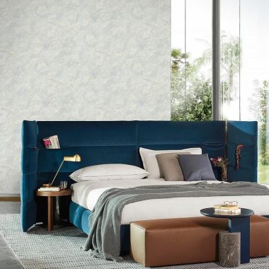 Kék Naturál Vinyl Blumarine Tapéta 