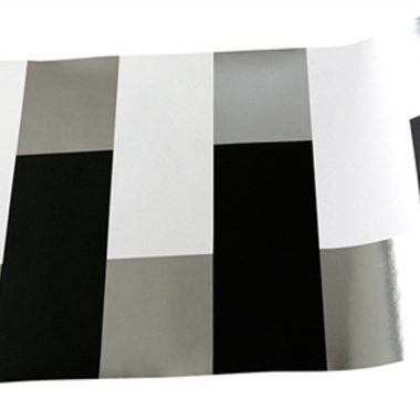 Fekete Geometrikus Vlies Tapéta 