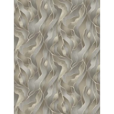   Különleges szürke árnyalatú  poszter, modern hullám díszítéssel