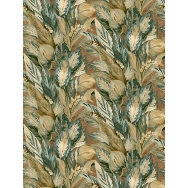     Akvarell hatású mosott, sűrű trópusi levél mintás poszter 