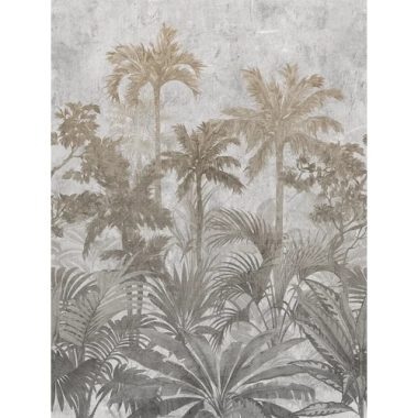 Szürke trópusi erdő mintás mosható poszter 