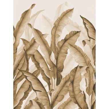 Óriás banánleveles poszter barnás  színekben 