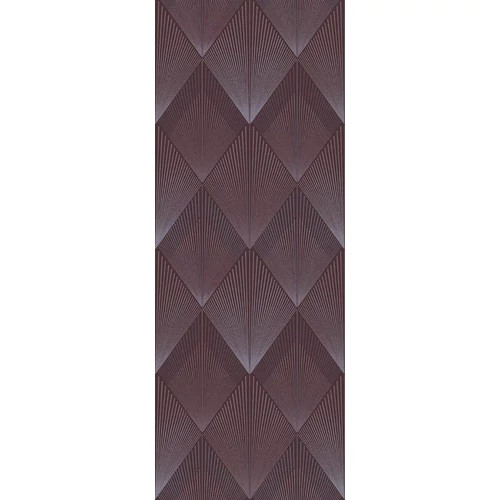  Art deco stílusú poszter, geometrikus mintával püspökila színben