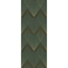  Art deco stílusú poszter, geometrikus mintával petrolkék színben