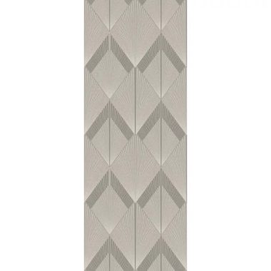    Art deco stílusú poszter, geometrikus mintával szürke színben