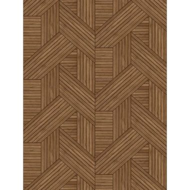 Geometrikus modern famintás poszter vörösfenyő színben