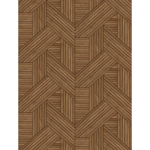 Geometrikus modern famintás poszter vörösfenyő színben