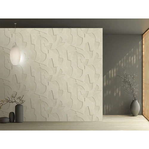 Absztrakt mintás, izgalmas poszter beton felszínnel, drapp színben