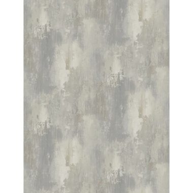   Festett antikolt dekorfal hatású poszter kékesszürke  színben