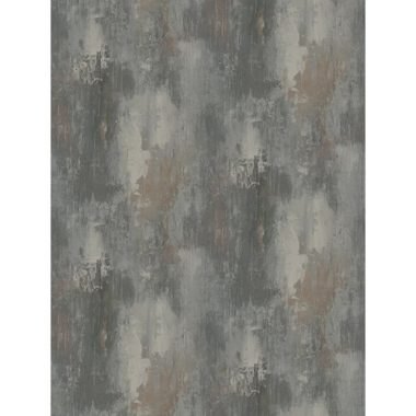   Festett antikolt dekorfal hatású poszter farmerkék és taupe színben