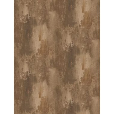 Festett antikolt dekorfal hatású poszter fahéj színben