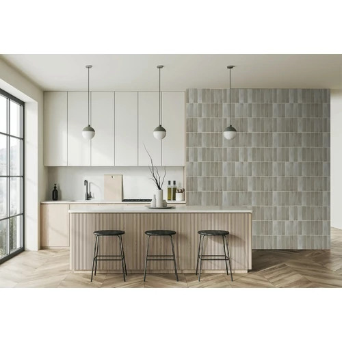 Mázas kerámiacsempe mintázatú, acélkék színű poszter mosható felszínnel