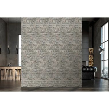   Ipari stílusú, sötét szürke bontott téglafal mintás poszter