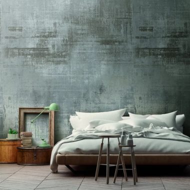 Kopott vászon hatású poszter kékesszürke színben