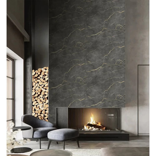 Fekete-arany elegáns márvány mintás modern poszter