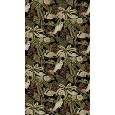   Kócsag, kanalasgém, rája, medúza, páfrány mintás tapéta