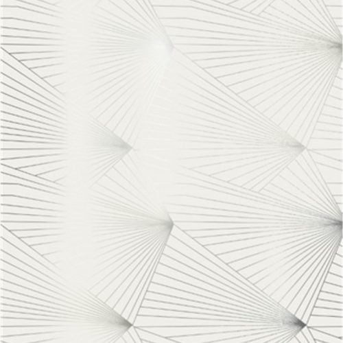 Fehér Geometrikus Vlies Tapéta 