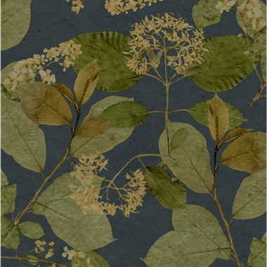 Kék Virág Vlies Tapéta 