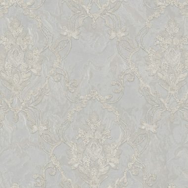 Szürke Barokk Vinyl Tapéta 