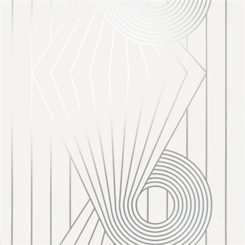 Fehér Geometrikus Vlies Tapéta 