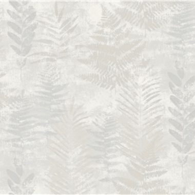 Fehér Levél Vinyl Tapéta 