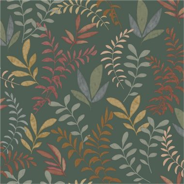 Zöld Levél Vinyl Tapéta 