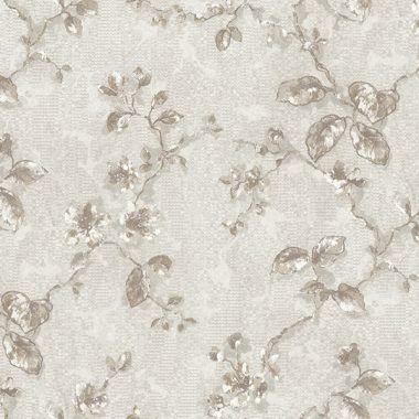 Bézs Levél Vinyl Tapéta 