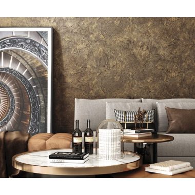 Barna Naturál Vinyl Tapéta 