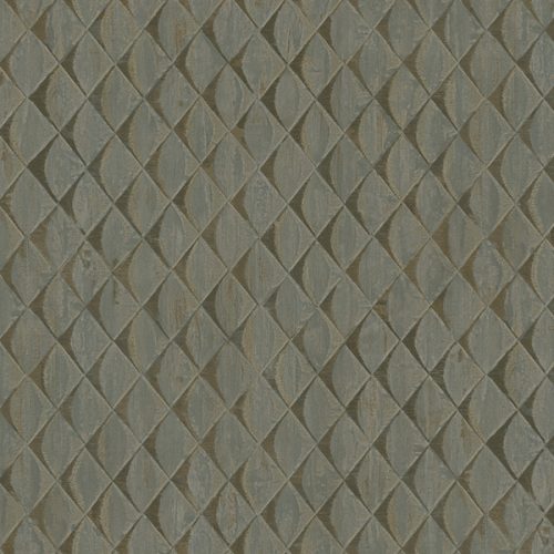Barna Geometrikus Vinyl Tapéta 