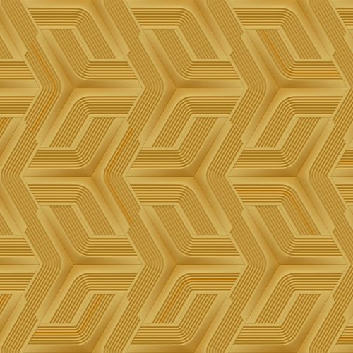 Sárga olasz vinyl Lamborghini tapéta férfias geometrikus mintával
