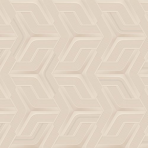 Bézs olasz vinyl Lamborghini tapéta férfias geometrikus mintával