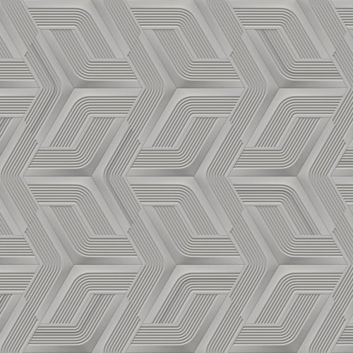 Hideg szürke olasz vinyl Lamborghini tapéta férfias geometrikus mintával