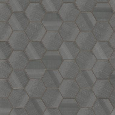   Antracit és rosegold geometrikus hatszög - hexagon mintázatú vinyl Lamborghini tapéta 