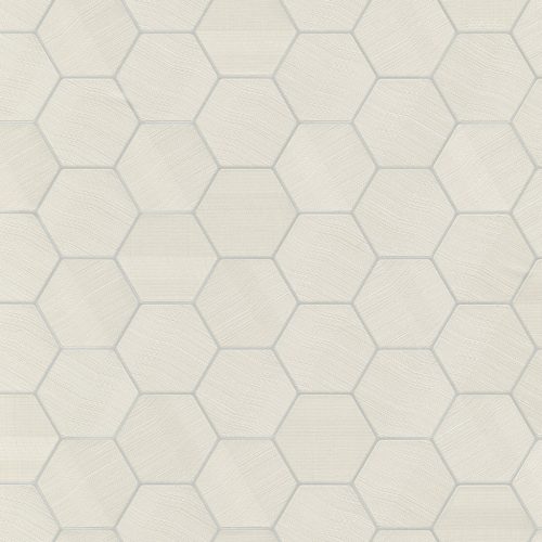Tört fehér geometrikus hatszög - hexagon mintázatú vinyl Lamborghini tapéta 