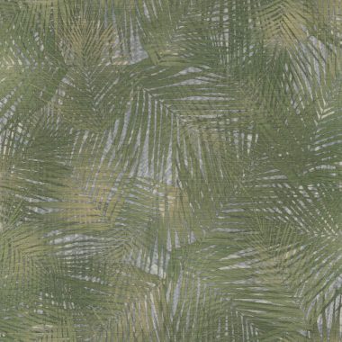   Szürke alapon zöld szövet struktúrájú, levél mintás vinyl Lamborghini tapéta 