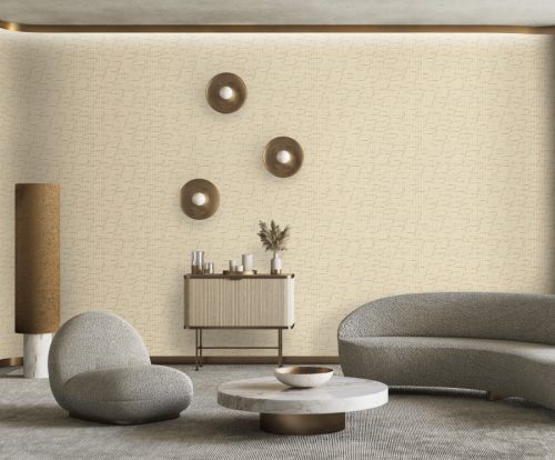 Világos szürke rattan szőtt mintás fényes strukturált vinyl Lamborghini tapéta 