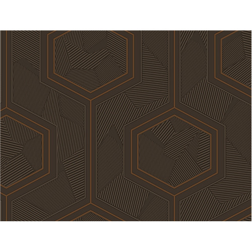 Barna Geometrikus Vinyl Lamborghini Tapéta 